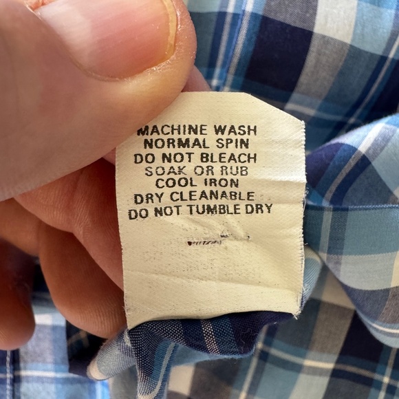 Etro Milano Men's Slim Fit‎ Long Sleeve Plaid Button Up Casual Dress Shirt 42 - Picture 8 of 13